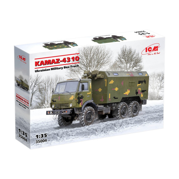 Збірна модель - КАМАЗ-4310 ЗСУ з КУНГОМ 1/35 ICM 35004