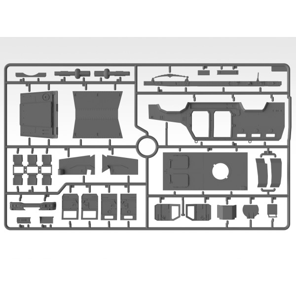 “Козак-2” Український бронеавтомобіль класу MRAP 1/35 ICM 35014