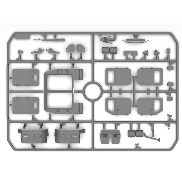 “Козак-2” Український бронеавтомобіль класу MRAP 1/35 ICM 35014