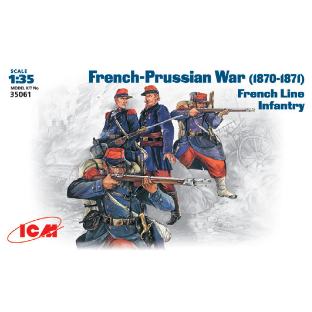 French-Prussian War, 1870-1871 French line infantry 1/35 ICM 35061