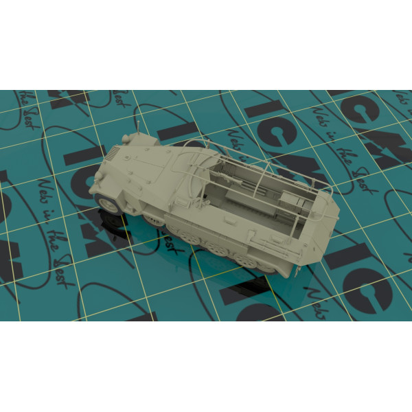 Sd.Kfz.251 / 6 Ausf.A, Німецький командний бронетранспортер ІІ МВ 1/35  ICM 35102
