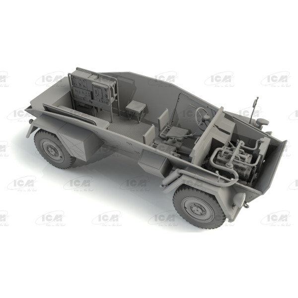 Sd.Kfz. 247 Ausf.B, німецький командирський бронетранспортер 1/35 ICM 35110