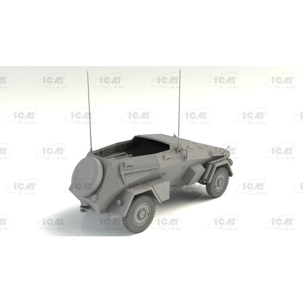 Sd.Kfz. 247 Ausf.B, німецький командирський бронетранспортер 1/35 ICM 35110