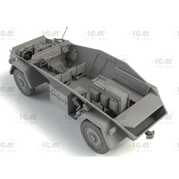 Sd.Kfz. 247 Ausf.B з екіпажем 1/35 ICM 35111