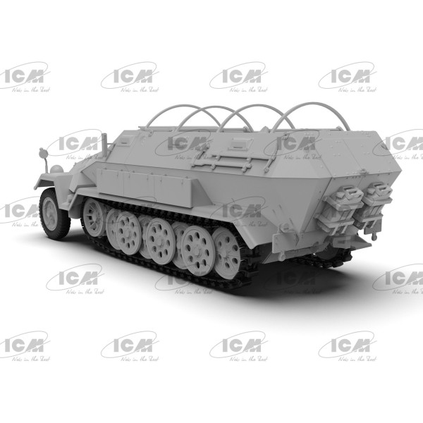 Krankenpanzerwagen Sd.Kfz.251/8 Ausf.A Німецька санітарна машина 1/35 ICM 35113