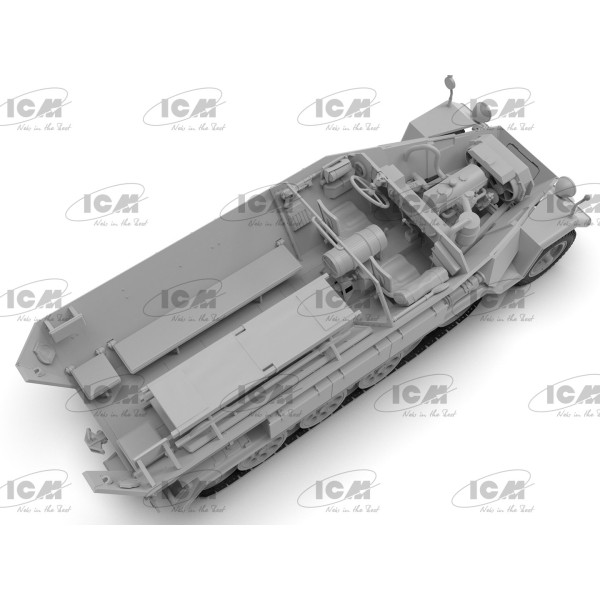 Krankenpanzerwagen Sd.Kfz.251/8 Ausf.A Німецька санітарна машина 1/35 ICM 35113