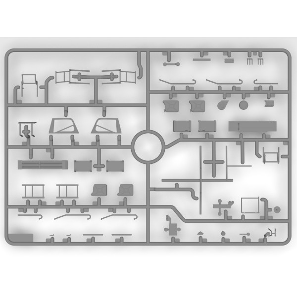 Unimog S 404 - German military truck with van body 1/35 ICM 35136