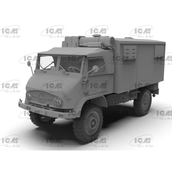 Unimog S 404 - German military truck with van body 1/35 ICM 35136