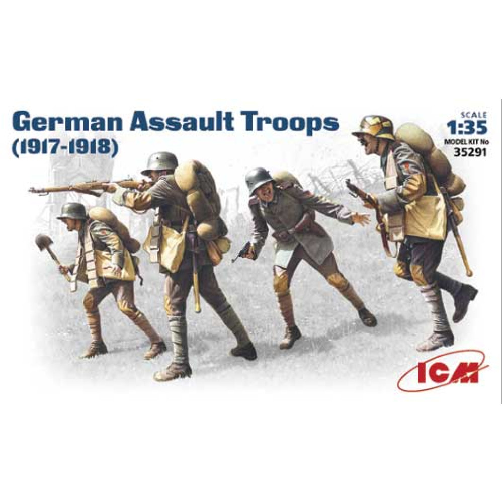 German Assault Troops (1917-1918)  1/35 ICM 35291