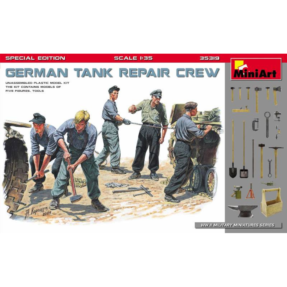 German Tank Repair Crew, Special Edition  1/35 MiniArt 35319