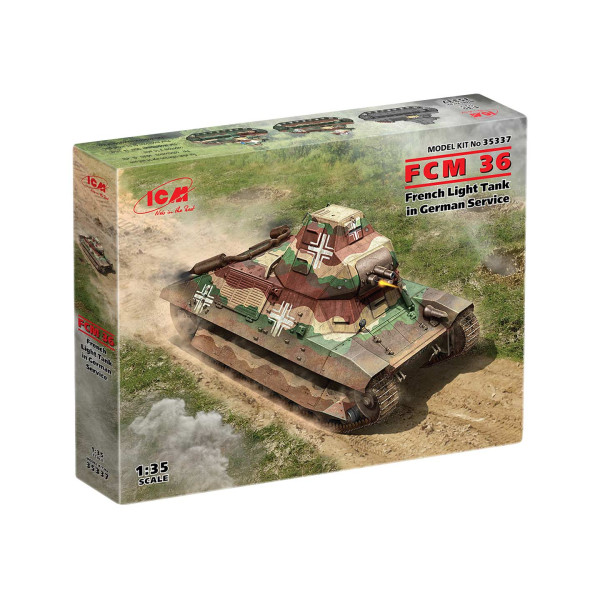 FCM 36, French Light Tank in German Service WWII 1/35 ICM 35337