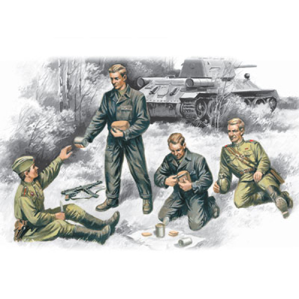 Радянський танковий екіпаж 1943-45 років 1/35 ICM 35351