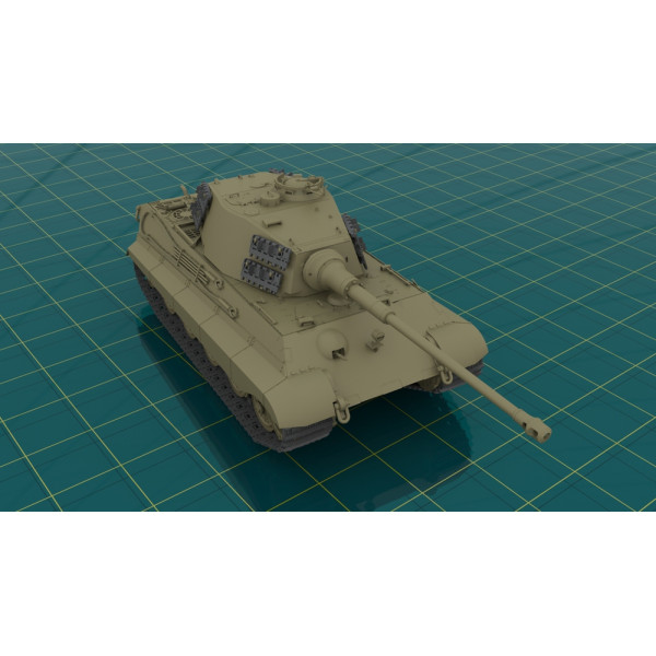 Pz.Kpfw.VI Ausf.B "Королівський Тигр" з вежею Хеншель, Німецький важкий танк ІІ МВ 1/35 ICM 35363 Pz.Kpfw.VI Ausf.B "Королівський Тигр" з вежею Хеншель, Німецький важкий танк ІІ МВ 1/35 ICM 35363