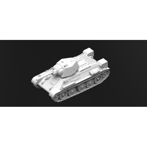 T-34/76 (виробництво початку 1943 р.), Радянський середній танк ІІ МВ  1/35 ICM 35365