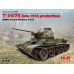 T-34/76 (виробництво початку 1943 р.), Радянський середній танк ІІ МВ  1/35 ICM 35366