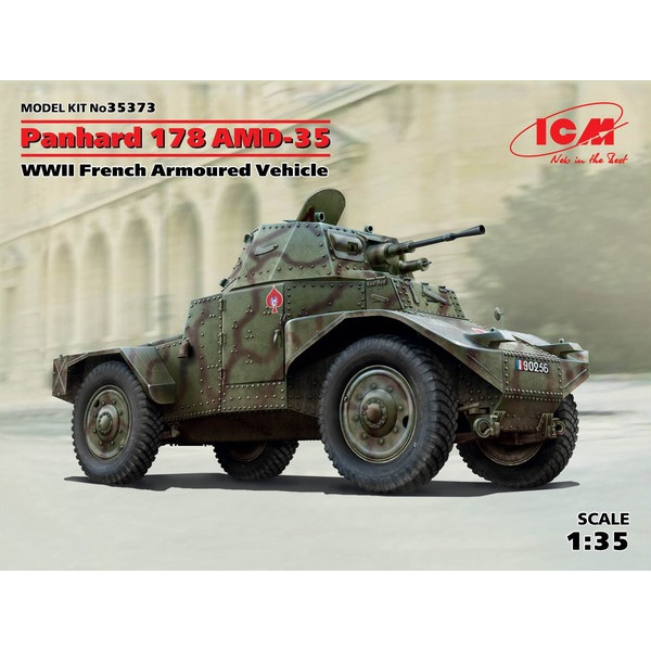 Panhard 178 AMD-35, Французький бронеавтомобіль ІІ МВ 1/35  ICM 35373