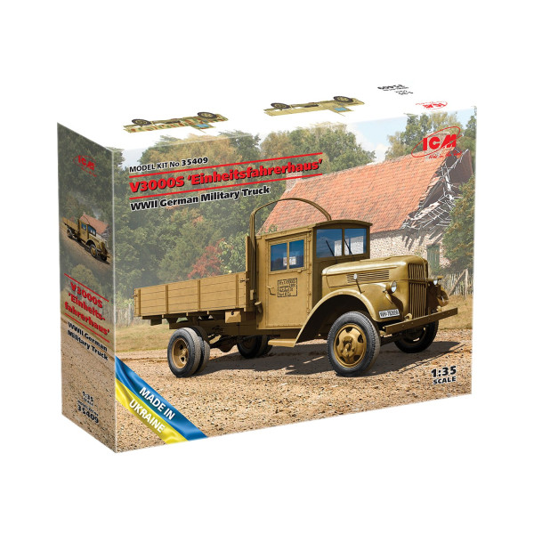 V3000S ‘Einheitsfahrerhaus’ Німецький військовий автомобіль WWII 1/35 ICM 35409