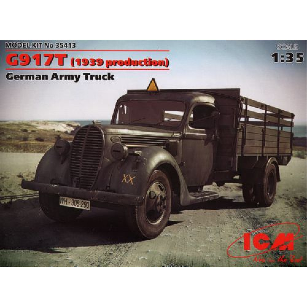 G917T (виробництва 1939 р) Німецький армійський вантажний автомобіль 1/35 ICM 35413