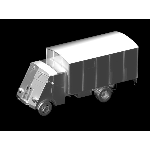 Lastkraftwagen 3.5 t AHN з будкою, Німецький армійський автомобіль ІІ МВ 1/35 ICM 35417