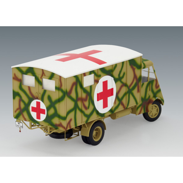 Lastkraftwagen 3.5 t AHN з будкою, Німецький армійський автомобіль ІІ МВ 1/35 ICM 35417