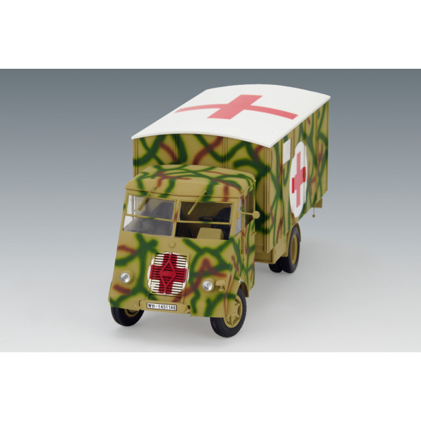 Lastkraftwagen 3.5 t AHN з будкою, Німецький армійський автомобіль ІІ МВ 1/35 ICM 35417