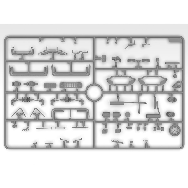 Cargo Carrier Humvee M1097A2 of the US Army 1/35 ICM 35436