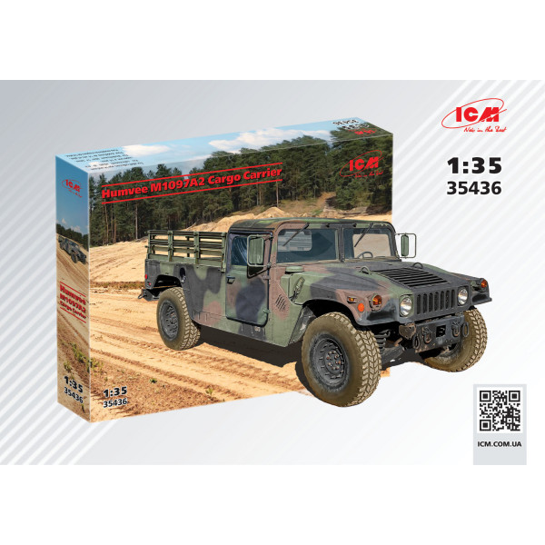 Cargo Carrier Humvee M1097A2 of the US Army 1/35 ICM 35436