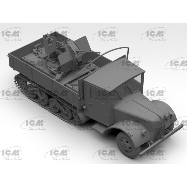 Збірна модель Sd.Kfz.3b with Flak 38 Truppenluftschutzwagen 1/35 ICM 35455
