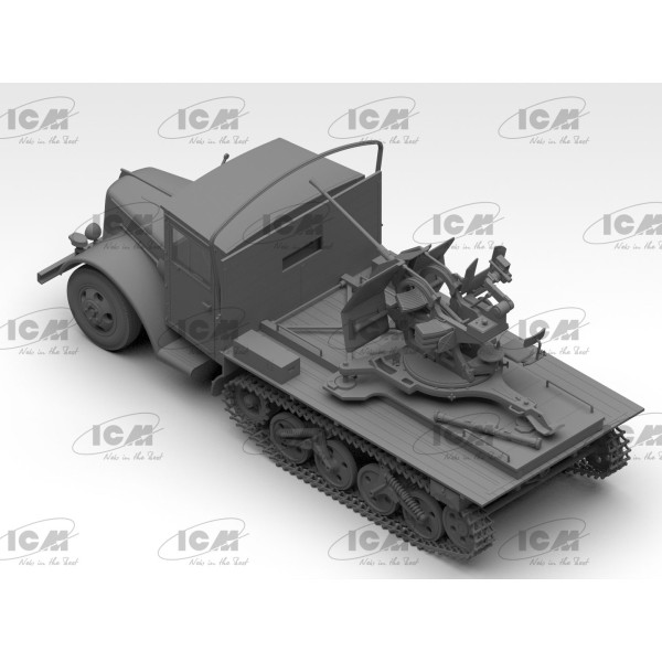 Збірна модель Sd.Kfz.3b with Flak 38 Truppenluftschutzwagen 1/35 ICM 35455
