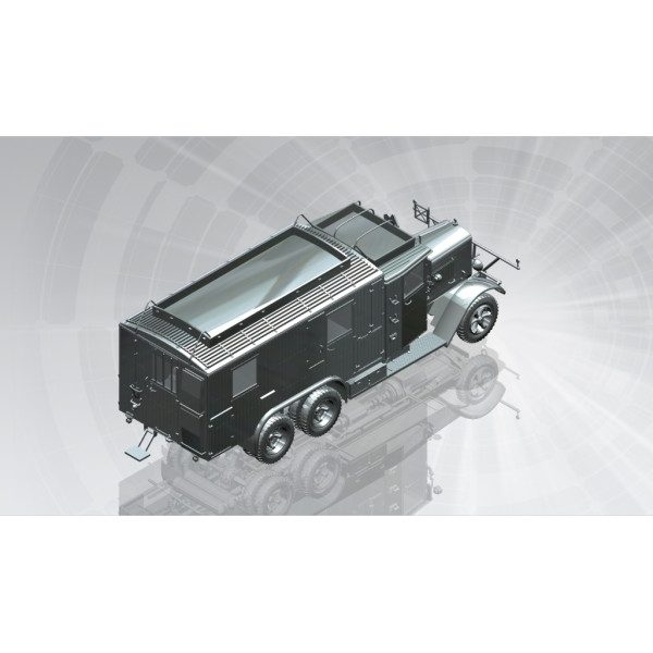Henschel 33 D1 Kfz.72, Німецький автомобіль радіозв'язку ІІ МВ 1/35 ICM 35467