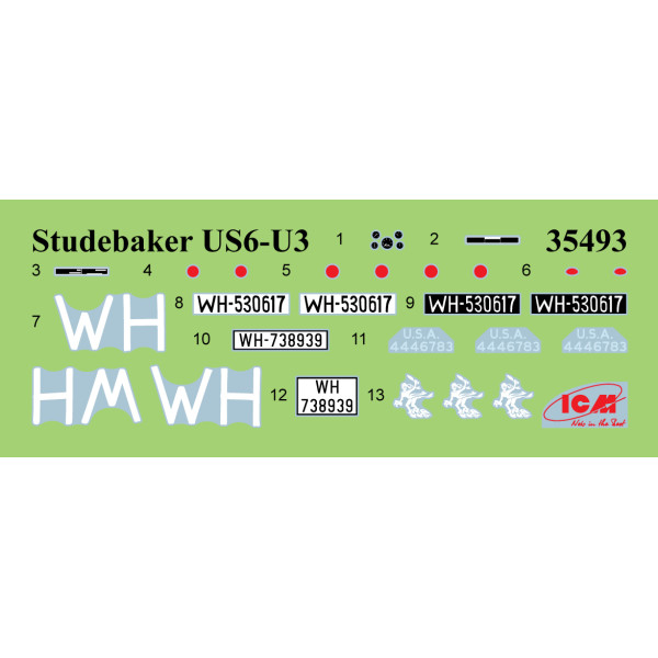 Studebaker US6-U3 на Німецькій службі WWII  1/35 ICM 35493