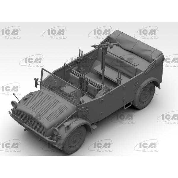 Kfz.70 з MG 34 Німецький військовий автомобіль 2СВ 1/35 ICM 35502