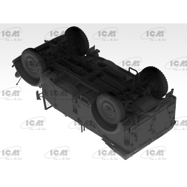 Kfz.70 з MG 34 Німецький військовий автомобіль 2СВ 1/35 ICM 35502