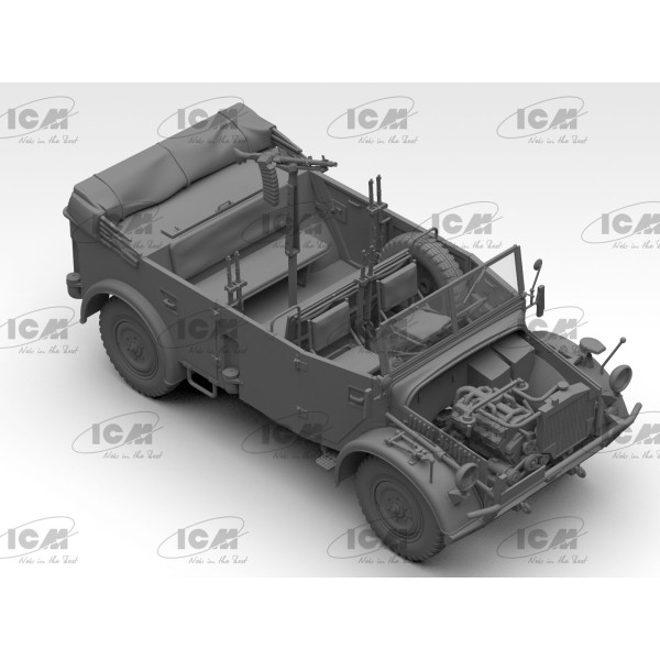 Kfz.70 з MG 34 Німецький військовий автомобіль 2СВ 1/35 ICM 35502