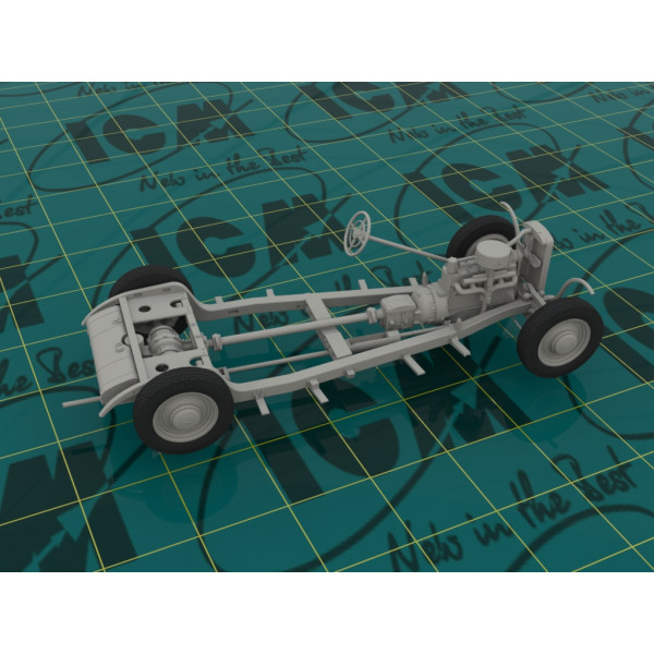 Typ 320 (W142) седан, Німецький легковий автомобіль ІІ МВ 1/35 ICM 35537