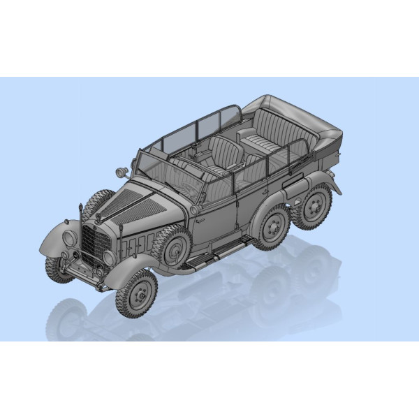 Typ G4 (Kfz.21), Німецький штабний автомобіль ІІ МВ 1/35 ICM 35538
