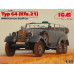 Typ G4 (Kfz.21), Німецький штабний автомобіль ІІ МВ 1/35 ICM 35538