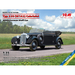 Typ 320 (W142) Cabriolet WWII German Staff Car 1/35 ICM 35540