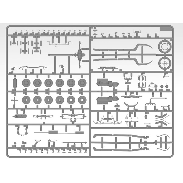 Німецький штабний автомобіль Typ 320 (W142) Soft Top 1/35 ICM 35542
