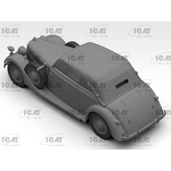 Німецький штабний автомобіль Typ 320 (W142) Soft Top 1/35 ICM 35542
