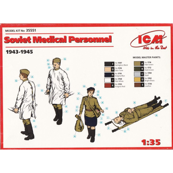 Радянський медичний персонал 1943-1945 1/35 ICM 35551