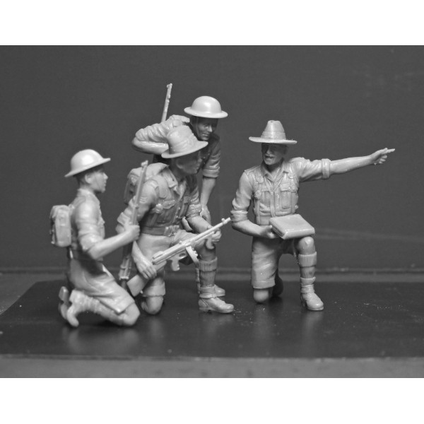  Gurkha Rifles (1944), (4 figures) 1/35 ICM 35563