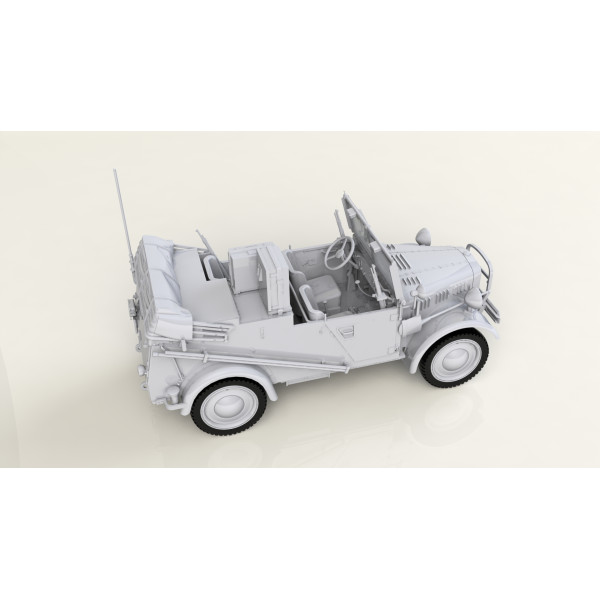 le.gl.Einheitz-Pkw Kfz.2, Німецький легкий автомобіль радіозв'язку II МВ 1/35 ICM 35583