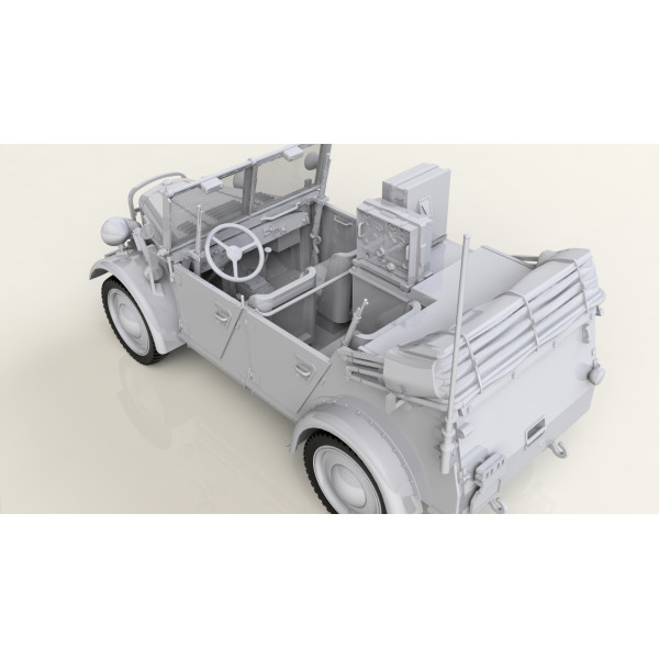 le.gl.Einheitz-Pkw Kfz.2, Німецький легкий автомобіль радіозв'язку II МВ 1/35 ICM 35583
