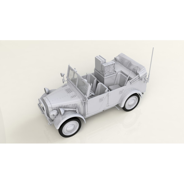 le.gl.Einheitz-Pkw Kfz.2, Німецький легкий автомобіль радіозв'язку II МВ 1/35 ICM 35583