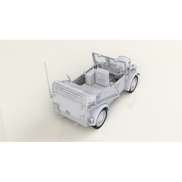 le.gl.Einheitz-Pkw Kfz.2, Німецький легкий автомобіль радіозв'язку II МВ 1/35 ICM 35583