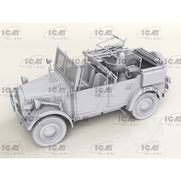 le.gl.Einheits-Pkw Kfz.4 з зенітною установкою 1/35 ICM 35584