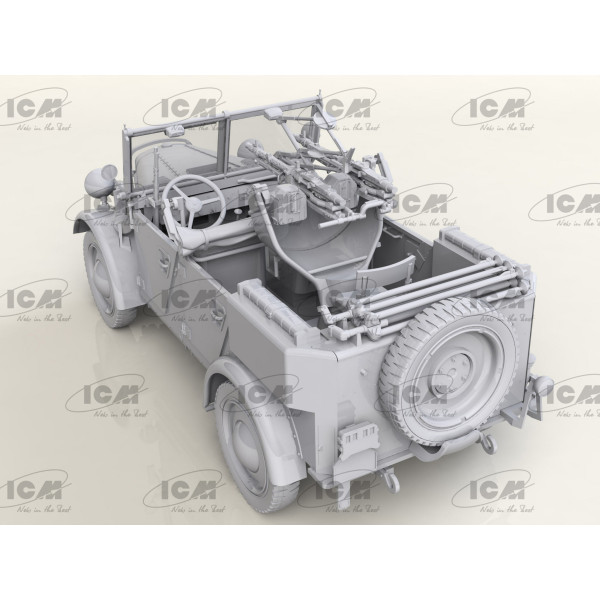 le.gl.Einheits-Pkw Kfz.4 з зенітною установкою 1/35 ICM 35584