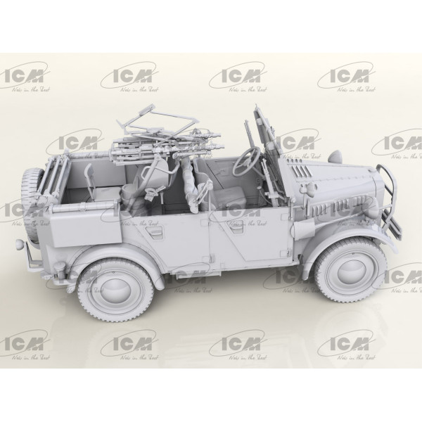 le.gl.Einheits-Pkw Kfz.4 з зенітною установкою 1/35 ICM 35584