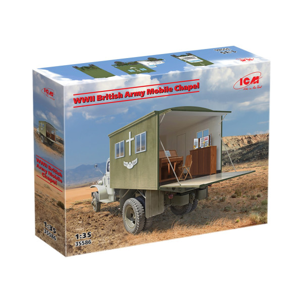 G7117 Мобільна каплиця британської армії 2СВ 1/35 ICM 35586